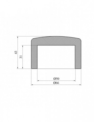 Заглушка PPR Rozma 50 мм | купити | SilverGoose.com.ua.com.ua