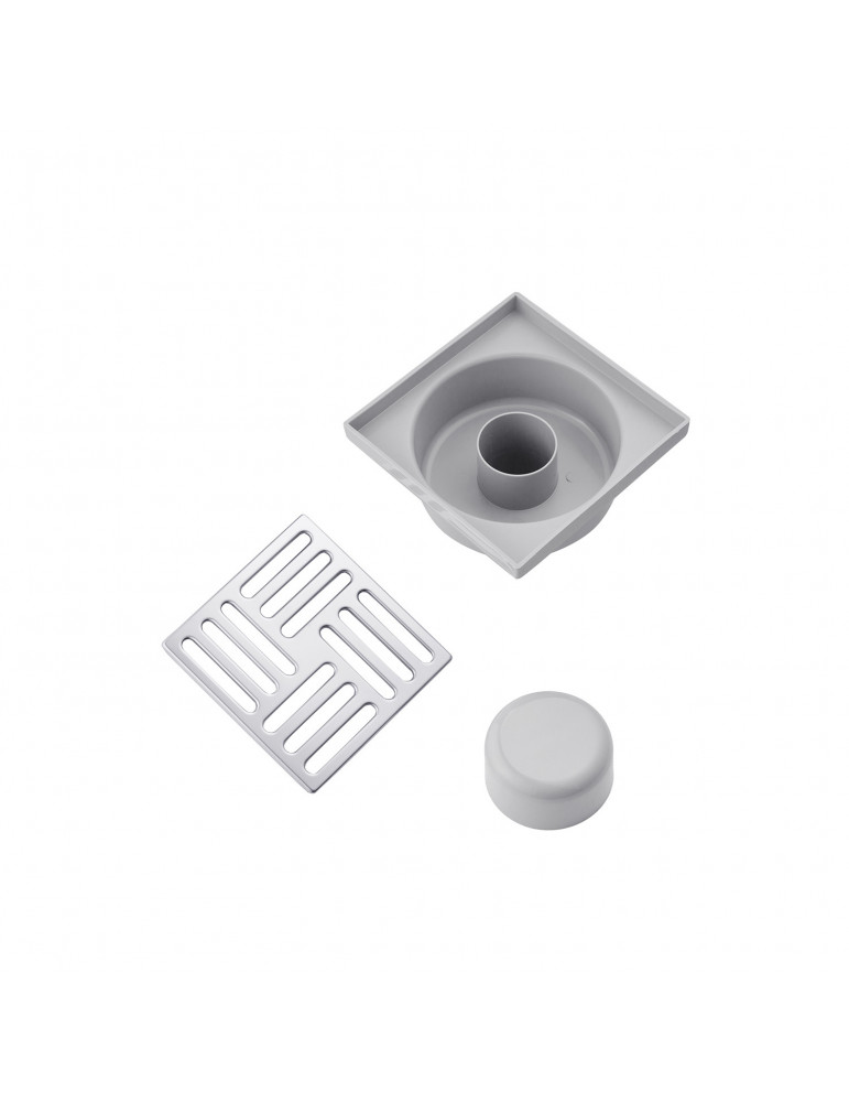 Трап ANIplast з вертикальним випуском 50 мм, з нержавіючою решіткою 15х15 см TA5212EU | купити | SilverGoose.com.ua.com.ua