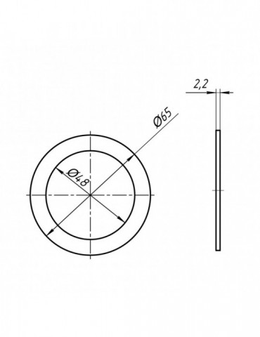 Прокладка ANIplast 65 мм плоска під горловину M065EU | купити | SilverGoose.com.ua.com.ua