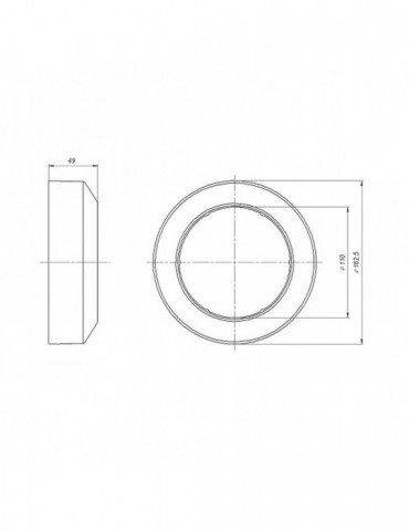 Розетка для фанової труби ANIplast 110 мм W9900EU | купити | SilverGoose.com.ua.com.ua
