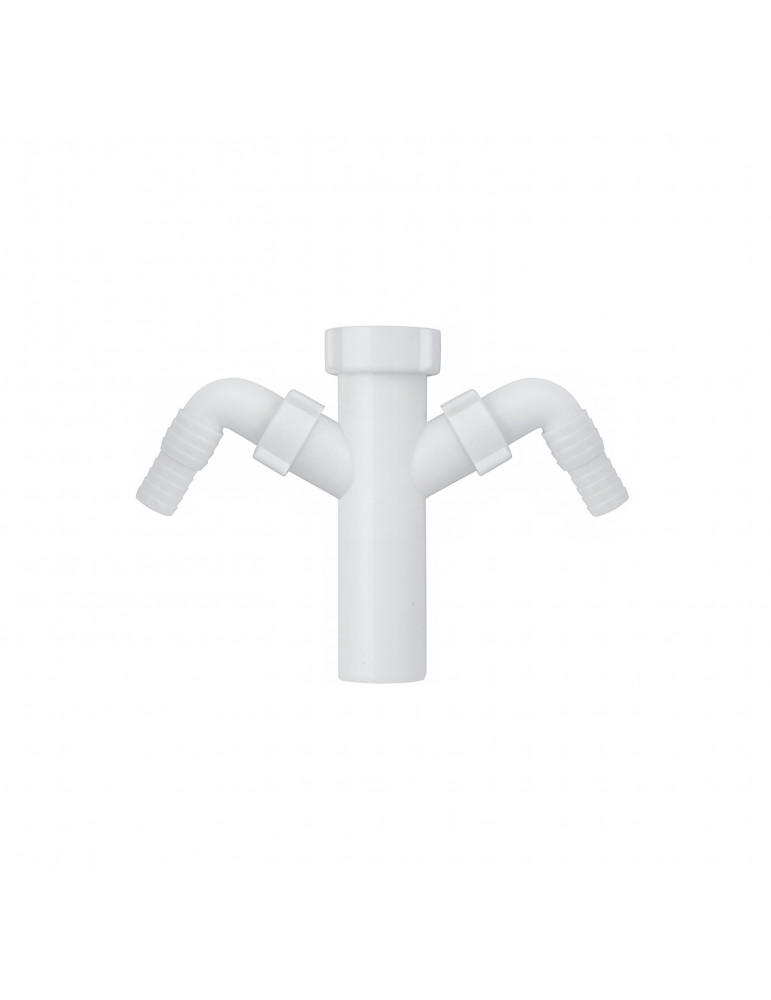 Відведення подвійне для пральних/посудомийних машин ANIplast 1 1/2"х40 мм М145EU | купити | SilverGoose.com.ua.com.ua