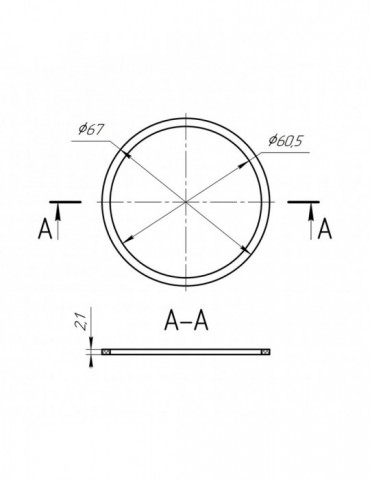 Прокладка для сифона ANIplast 1 1/2"х40 мм 115 мм M090EU | купити | SilverGoose.com.ua.com.ua