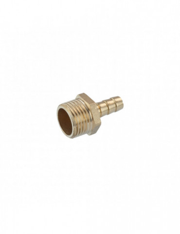 Штуцер LexLine 1/2" РЗ, D8 латунний УК0008-1
