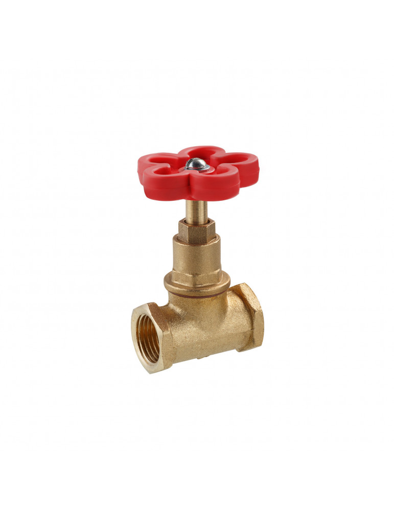 Вентиль запірний LexLine 1/2" ВВ PN16 латунний УК1111-ПА | купити | SilverGoose.com.ua.com.ua