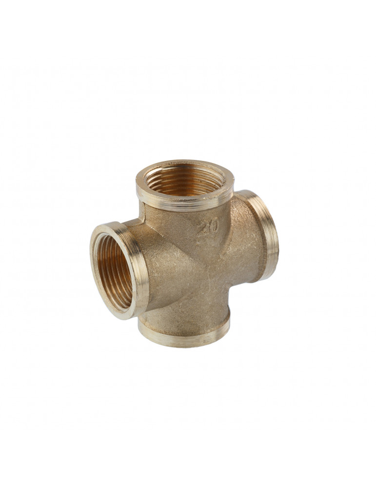 Хрестовина посилена LexLine 3/4'' ВВВВ латунна УК4605-В | купити | SilverGoose.com.ua.com.ua