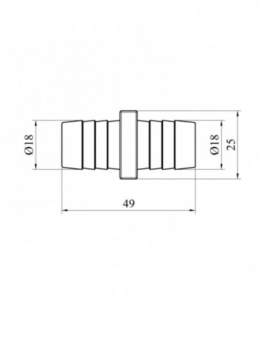 Трубка з'єднувальна LexLine D18 латунна УК1655 | купити | SilverGoose.com.ua.com.ua