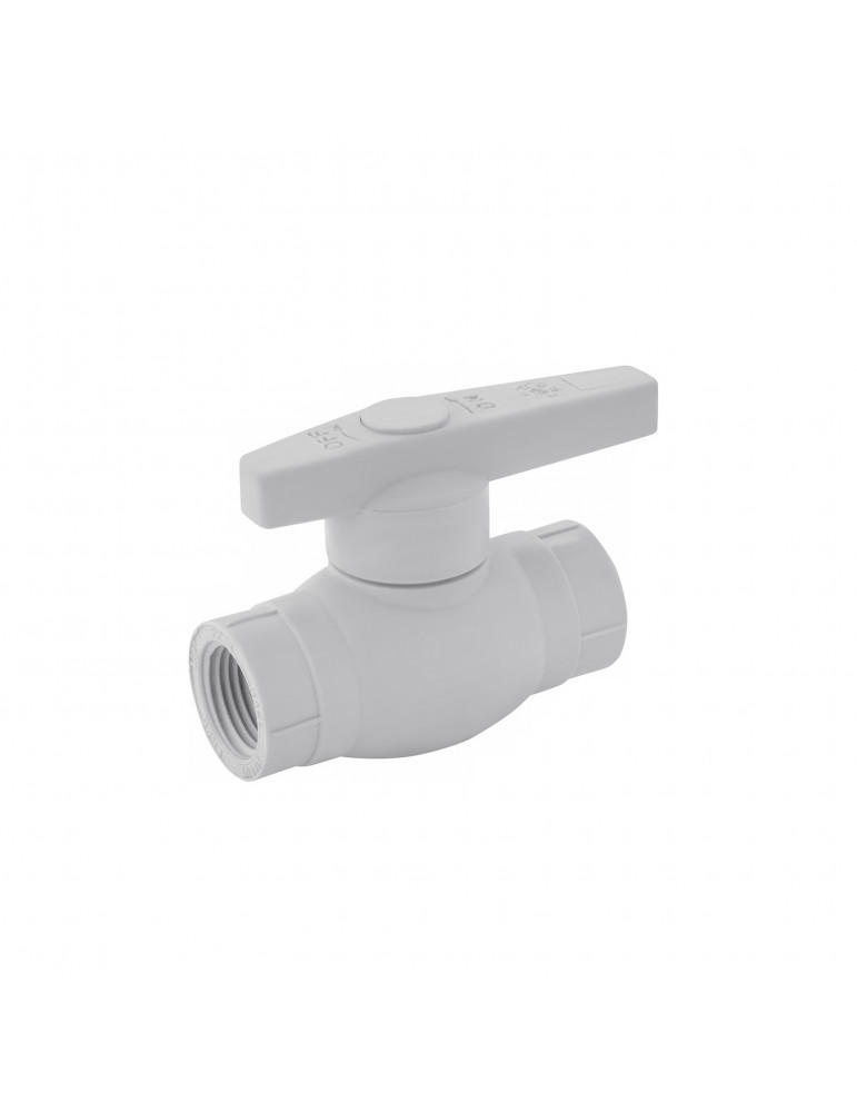Кран кульовий з пластиковою кулькою PPR Rozma 20х1/2" РВ | купити | SilverGoose.com.ua.com.ua