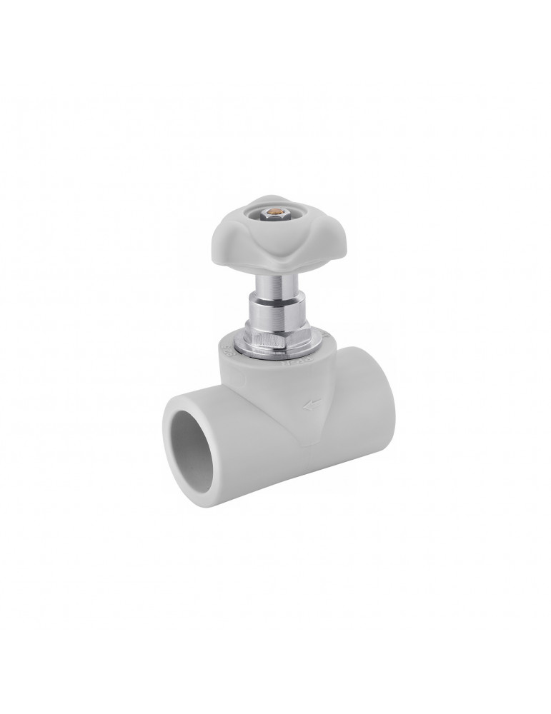 Вентиль прямоточний PPR Rozma 20 мм | купити | SilverGoose.com.ua.com.ua