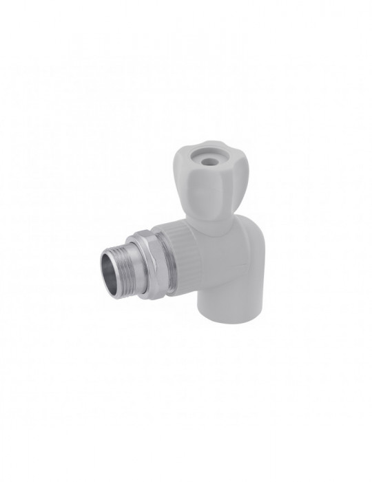 Кран радіаторний кутовий PPR Rozma 25х3/4" | купити | SilverGoose.com.ua.com.ua