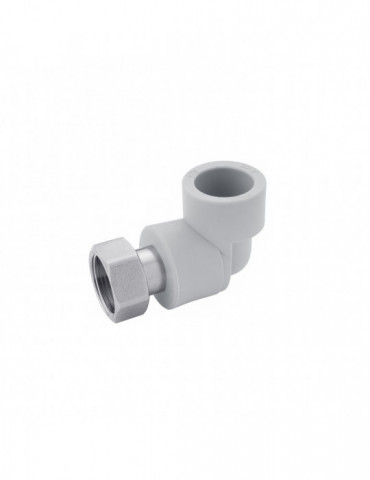 Коліно з накидною гайкою PPR Rozma 20х1/2"
