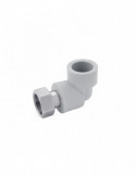 Коліно з накидною гайкою PPR Rozma 20х1/2"