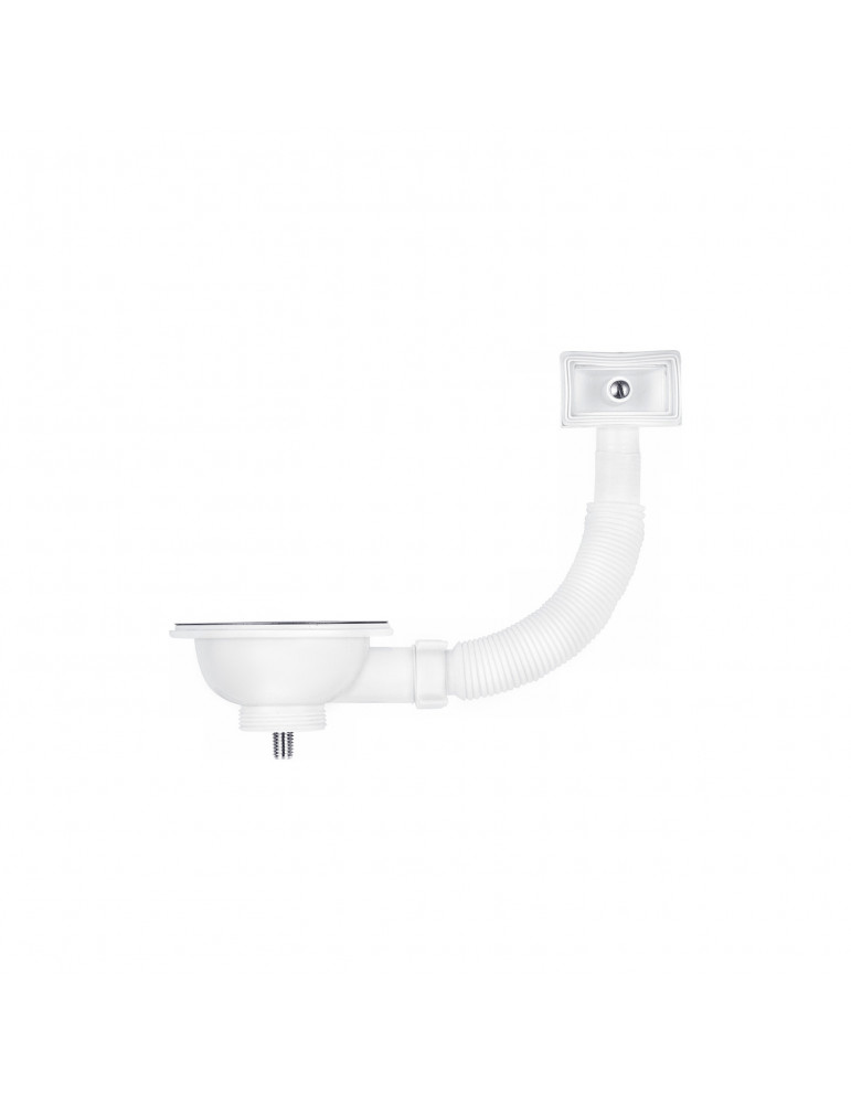 Різьбовий випуск KronoPlast 3 1/2''х40 мм з квадратним переливом NS1001РР07 | купити | SilverGoose.com.ua.com.ua