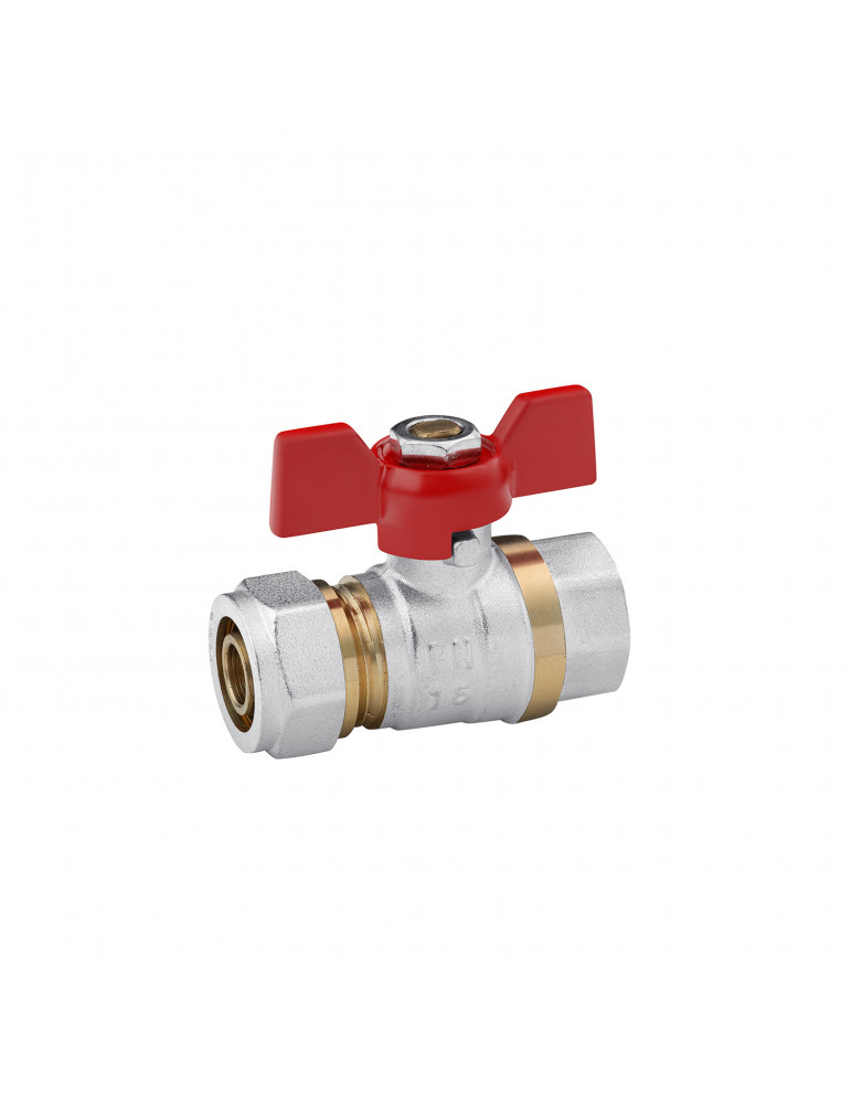 Кран кульовий металопластиковий Karro 16х1/2" РВ | купити | SilverGoose.com.ua.com.ua