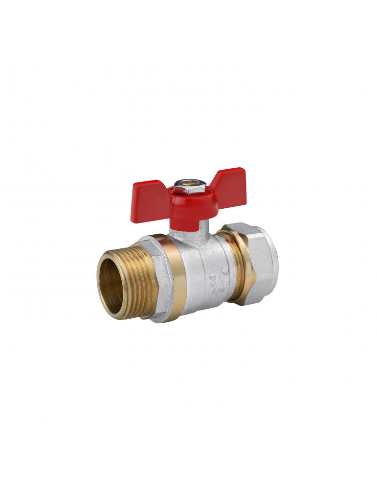 Кран кульовий металопластиковий Karro 20х3/4" РЗ | купити | SilverGoose.com.ua.com.ua