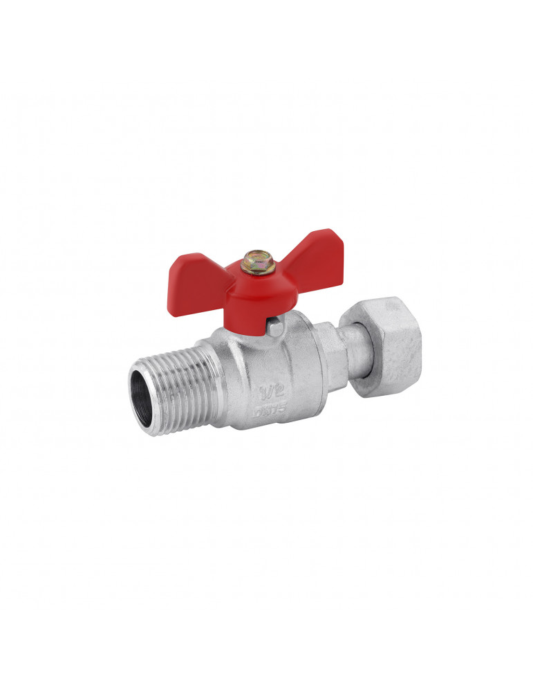 Кран кульовий з накидною гайкою прямий Karro 1/2" ВЗ PN30 | купити | SilverGoose.com.ua.com.ua