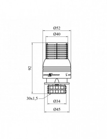 Термоголовка Karro M30x1.5 KR-2023 | купити | SilverGoose.com.ua.com.ua
