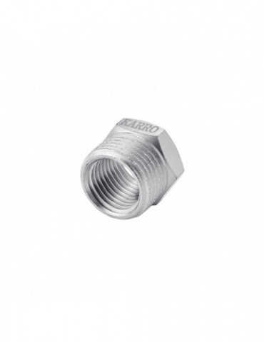 Футорка Karro 1/2"х1/4" ЗВ нікельована
