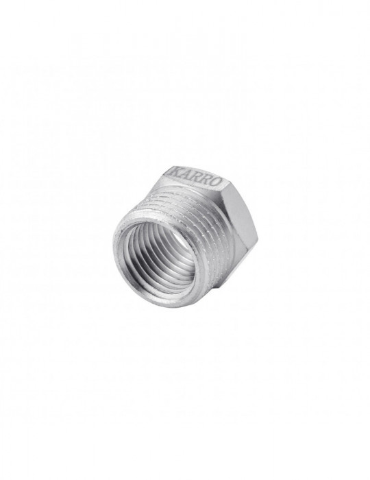 Футорка Karro 1/2"х1/4" ЗВ нікельована | купити | SilverGoose.com.ua.com.ua