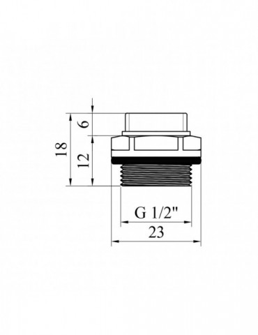 Кран Маєвського Karro 1/2" KR-17044 під викрутку | купити | SilverGoose.com.ua.com.ua
