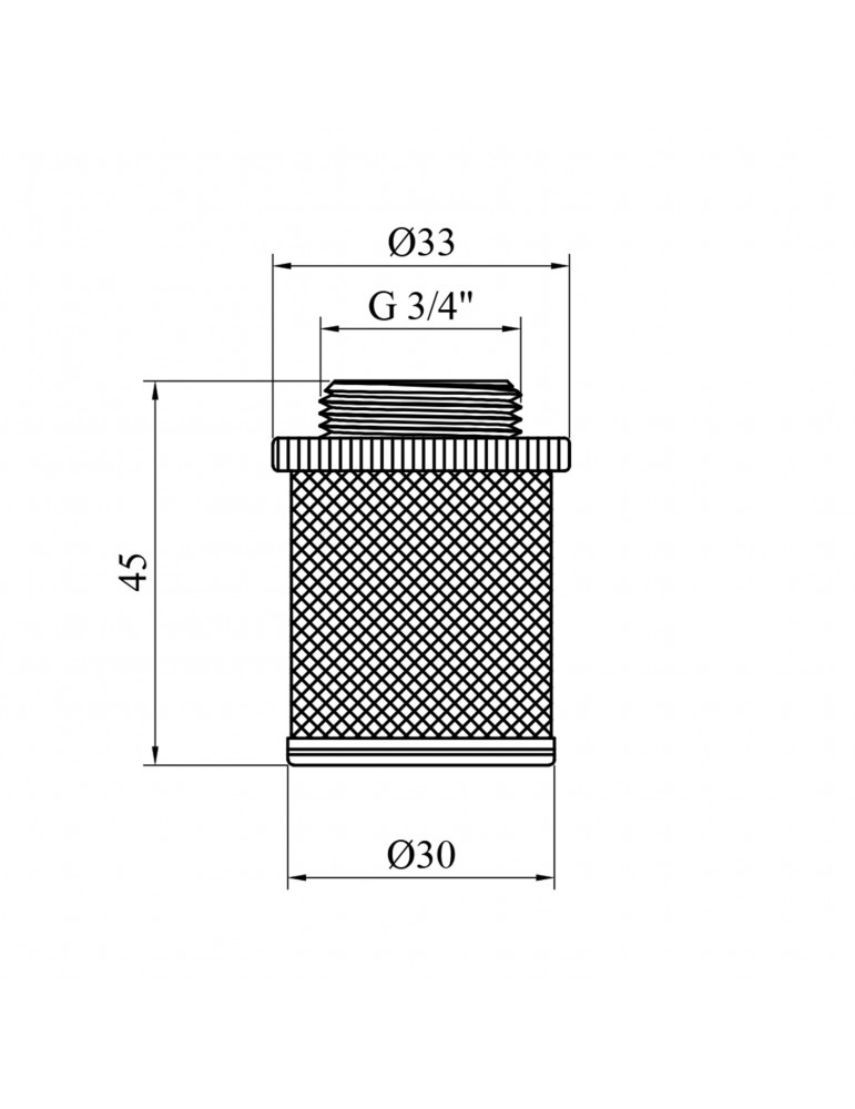 Сітка для зворотнього клапана Karro 3/4" KR-6122 | купити | SilverGoose.com.ua.com.ua