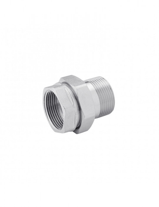 Згін-американка пряма Karro 3/4" KR-3102 нікельована | купити | SilverGoose.com.ua.com.ua