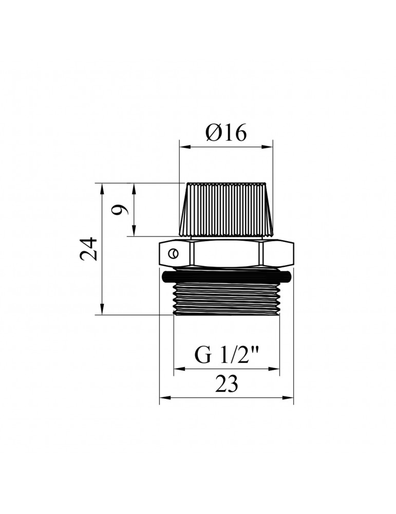 Кран Маєвського STA (DN) 15 біла ручка, нікель | купити | SilverGoose.com.ua.com.ua