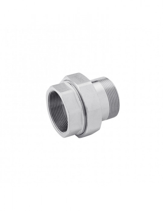 Згін-американка пряма Karro 1" KR-3102 нікельована | купити | SilverGoose.com.ua.com.ua