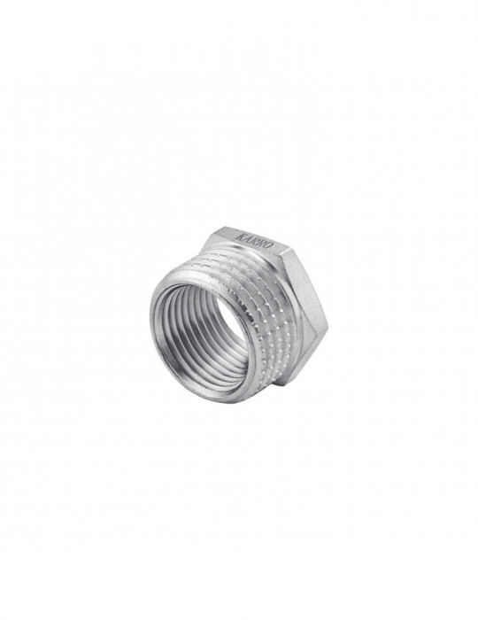 Футорка Karro 1"х1/2" ЗВ нікельована | купити | SilverGoose.com.ua.com.ua
