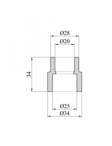 Муфта редукційна PPR GrandiTherm 25х20 мм | купити | SilverGoose.com.ua.com.ua
