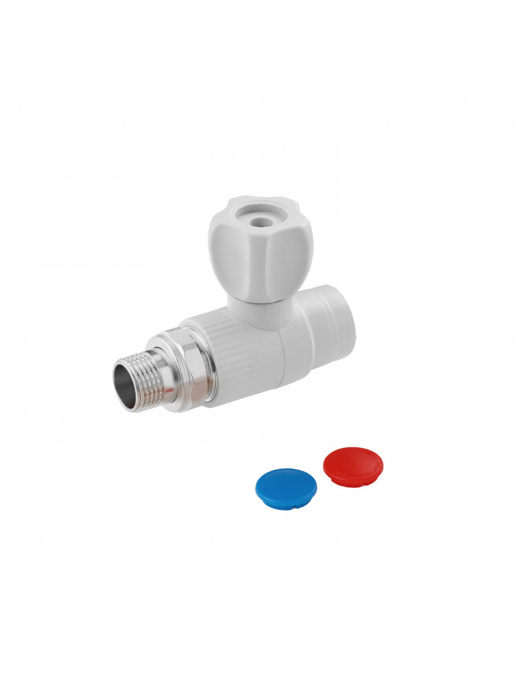 Кран радіаторний прямий PPR GrandiTherm 20х1/2" | купити | SilverGoose.com.ua.com.ua