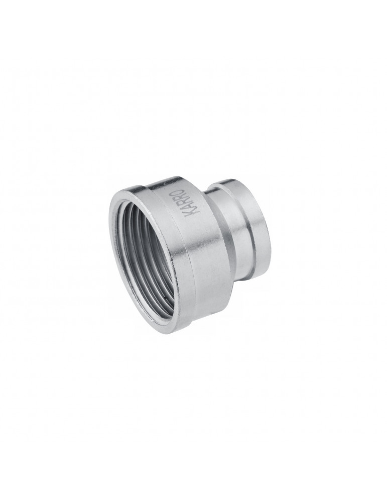 Муфта перехідна Karro 1"х1/2" ВВ нікельована | купити | SilverGoose.com.ua.com.ua