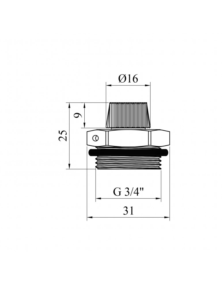 Кран Маєвського STA (DN) 20 біла ручка, нікель | купити | SilverGoose.com.ua.com.ua