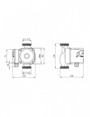 Насос циркуляційний Forwater GPD 25/4-130 (Grundfos) | купити | SilverGoose.com.ua.com.ua