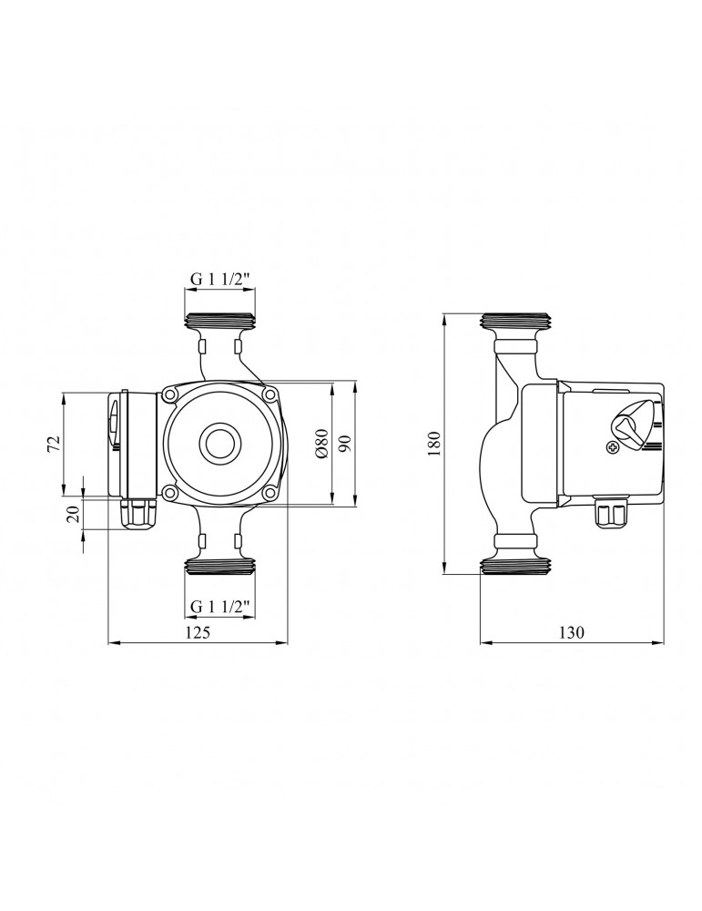 Насос циркуляційний Forwater GPD 25/4-180 (Grundfos) | купити | SilverGoose.com.ua.com.ua