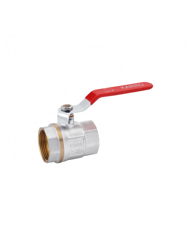 Кран кульовий Karro "Standart" 1 1/4" ВВ PN30 ручка | купити | SilverGoose.com.ua.com.ua