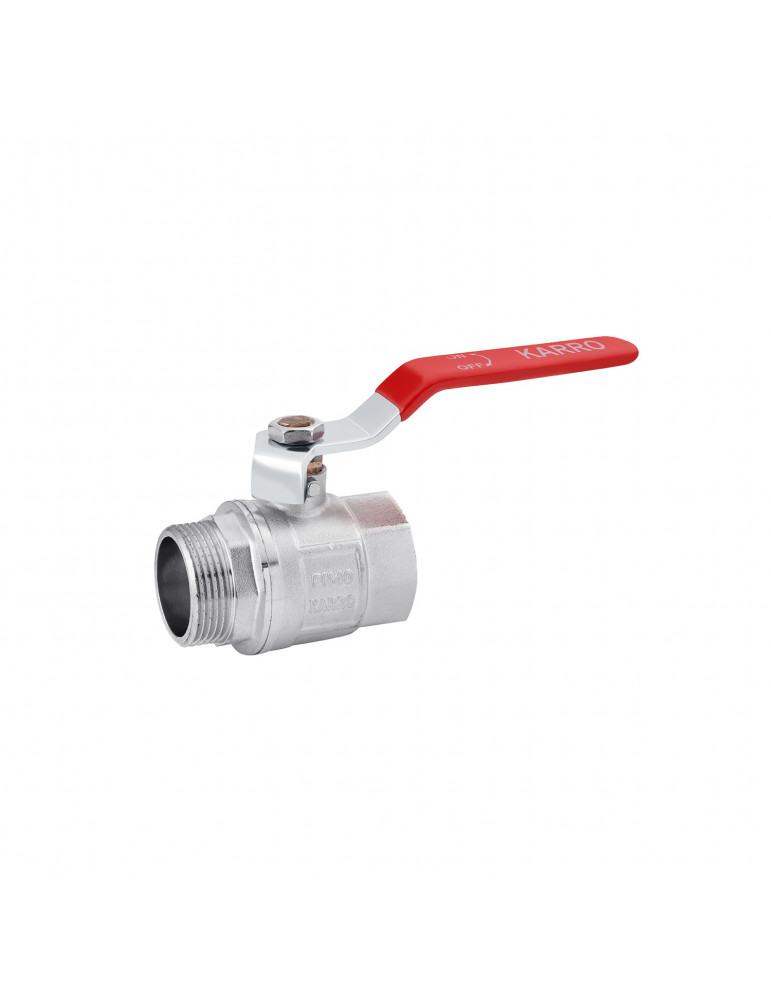 Кран кульовий Karro "Standart+" 1 1/4" ВЗ PN40 ручка | купити | SilverGoose.com.ua.com.ua
