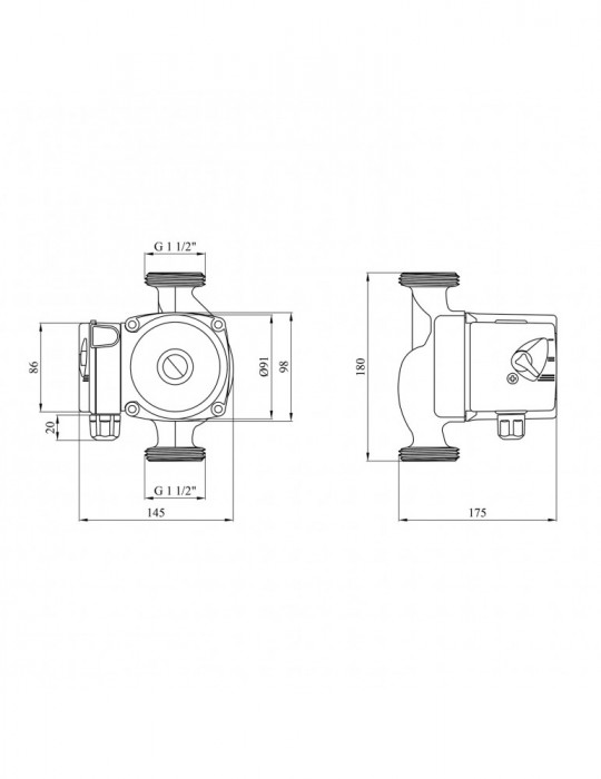 Насос циркуляційний Forwater GPD/UPS 25/8-180 (Grundfos) | купити | SilverGoose.com.ua.com.ua