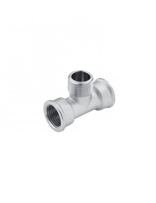 Трійник Karro 1/2" ВЗВ нікельований | купити | SilverGoose.com.ua.com.ua