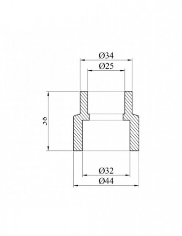 Муфта редукційна PPR GrandiTherm 32х25 мм | купити | SilverGoose.com.ua.com.ua