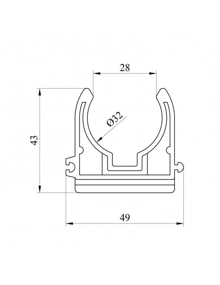 Кріплення для труб PPR GrandiTherm 32 мм | купити | SilverGoose.com.ua.com.ua