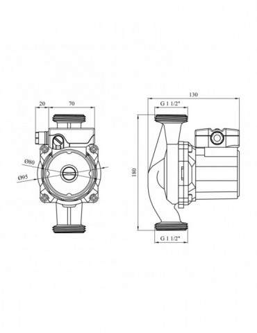 Насос циркуляційний Forwater WRS 25/6-180 Green (Wilo) | купити | SilverGoose.com.ua.com.ua