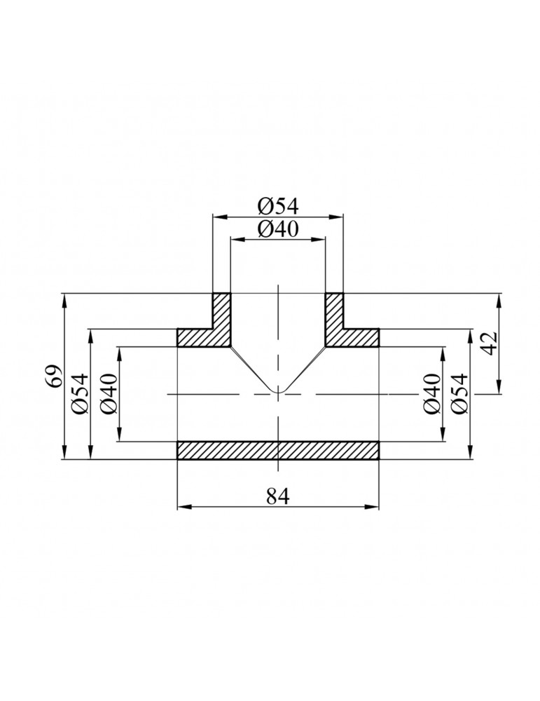 Трійник PPR GrandiTherm 40 мм | купити | SilverGoose.com.ua.com.ua