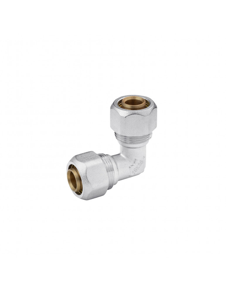 Коліно металопластикове Karro 20x20 KR-0631 | купити | SilverGoose.com.ua.com.ua