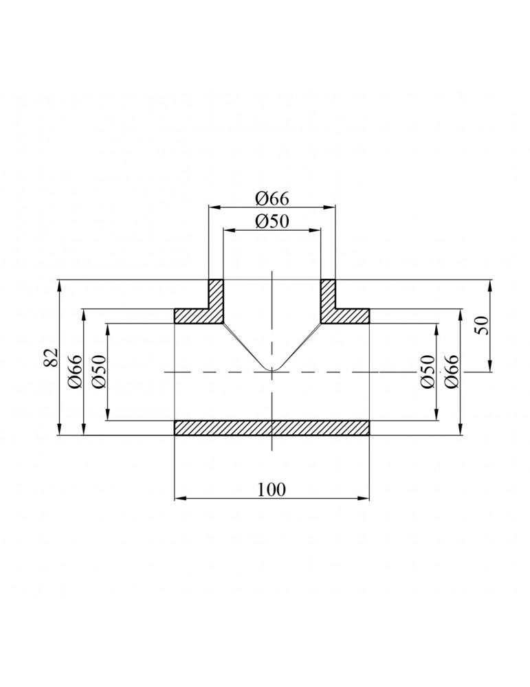 Трійник PPR GrandiTherm 50 мм | купити | SilverGoose.com.ua.com.ua