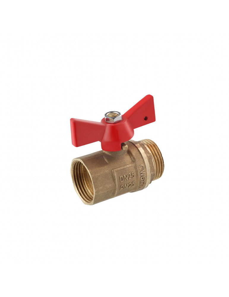 Кран кульовий STA (DN) 25 ВЗ PN30 метелик, латунь | купити | SilverGoose.com.ua.com.ua