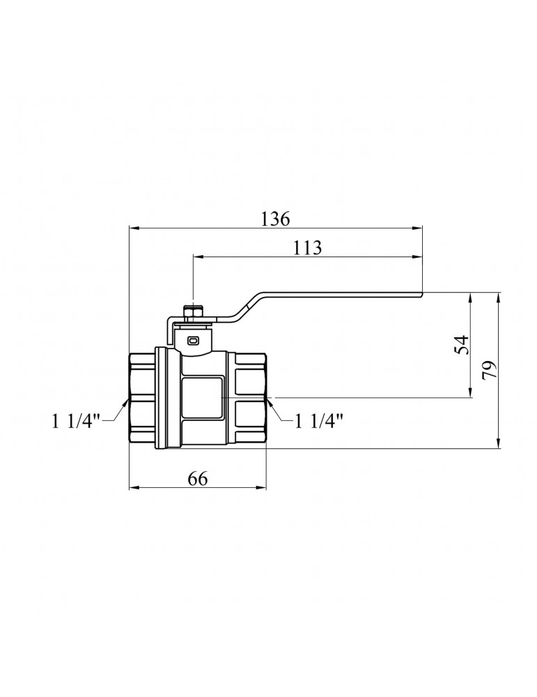 Кран кульовий STA (DN) 32 ВВ PN30 ручка, латунь | купити | SilverGoose.com.ua.com.ua
