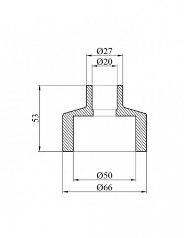 Муфта редукційна PPR GrandiTherm 50х20 мм | купити | SilverGoose.com.ua.com.ua