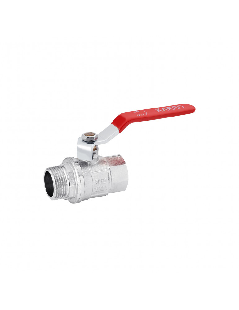 Кран кульовий Karro "Standart+" 3/4" ВЗ PN40 ручка | купити | SilverGoose.com.ua.com.ua