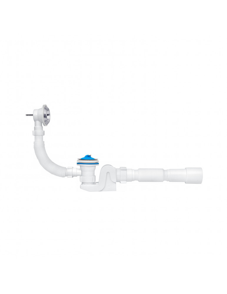 Сифон для ванної ANIplast ''Бріг'' 1 1/2''х40 мм з переливом і гнучкою трубою 40х40/50 Е656EU | купити | SilverGoose.com.ua.com.