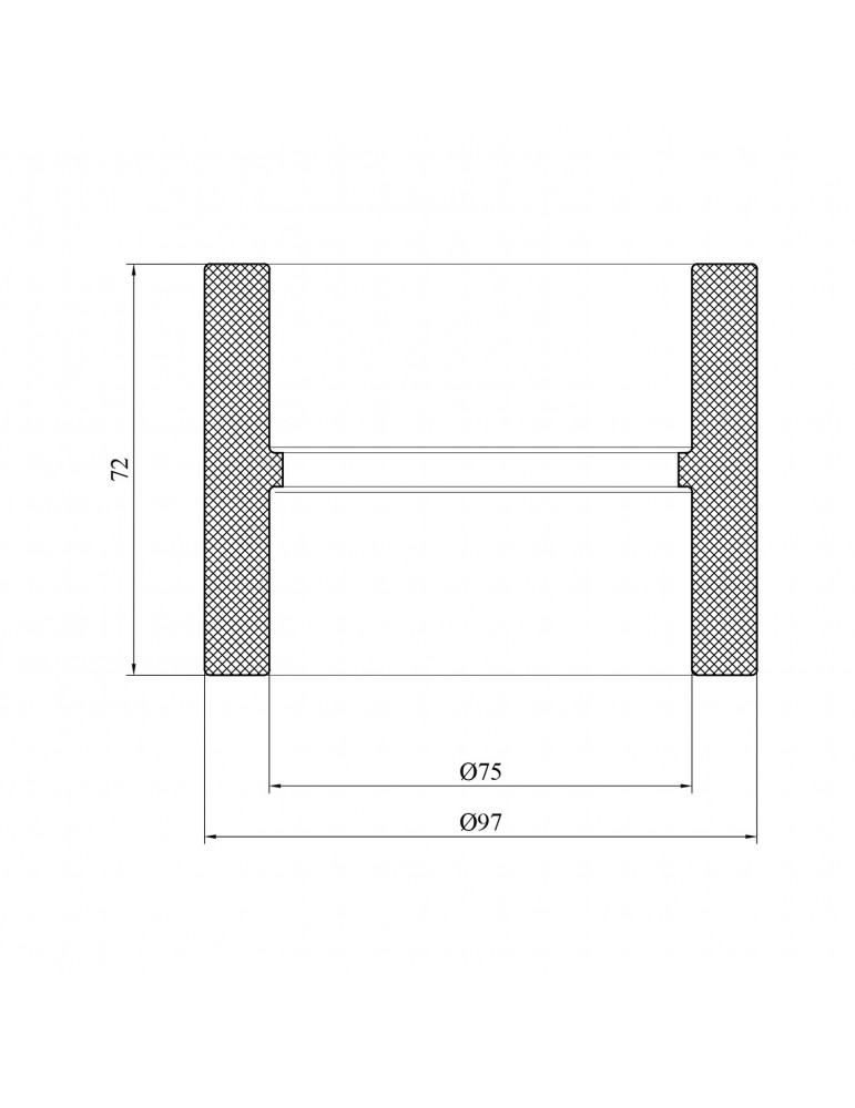 Муфта PPR GrandiTherm 75 мм | купити | SilverGoose.com.ua.com.ua